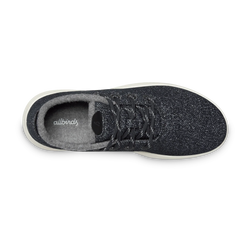 Women's Wool Runner Mizzles - Dark Grey (Natural White Sole)