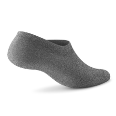 Anytime No Show Heel Grip Sock - Natural Grey Heather