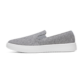 Women's Canvas Cruiser Slip On - Deep Navy Stripes (Blizzard Sole)