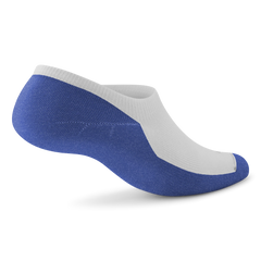 Anytime No Show Sock - Blizzard/Royal Blue