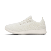 Smallbirds Wool Runners - Big Kids - Natural White Fluffs (Natural White Sole)