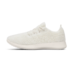 Smallbirds Wool Runners - Big Kids - Natural White Fluffs (Natural White Sole)