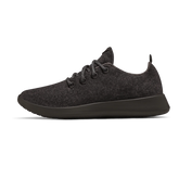 Women's Wool Runner - Natural Black (Black Sole)