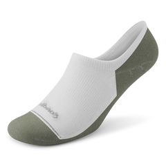 Anytime No Show Sock - Blizzard/Thunder Green