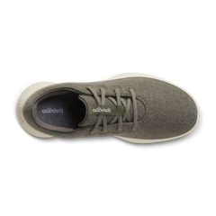 Men's Wool Runner Go - Rugged Green (Stony Cream Sole)