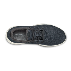 Women's Wool Runner Mizzle - Natural Black (Natural White Sole)