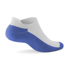 Anytime Ankle Sock - Blizzard/Royal Blue
