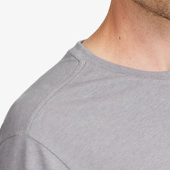 Men's Soft Merino Tee - Medium Grey