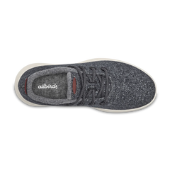 Men's Wool Runner Mizzles - Natural Grey (Cream Sole)