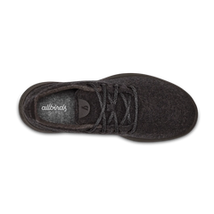 Women's Wool Runner - Natural Black (Black Sole)