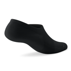 Anytime No Show Heel Grip Sock - Natural Black