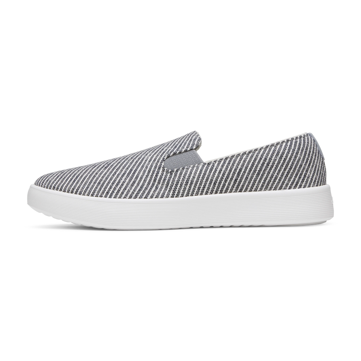Women's Canvas Cruiser Slip On - Deep Navy Stripes (Blizzard Sole)