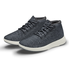 Men's Wool Runner-up Mizzle - Dark Grey (Natural White Sole)
