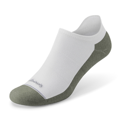 Anytime Ankle Sock - Blizzard/Thunder Green