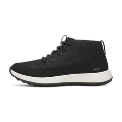 Men's Wool Runner NZ Mid Waterproof - Natural Black (Natural White Sole)