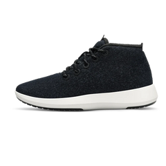 Men's Wool Runner-up Mizzles - Natural Black (Natural White Sole) - 1
