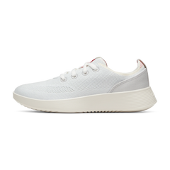 Women's Tree Runner Go - Blizzard/Vivid Red (Natural White Sole)