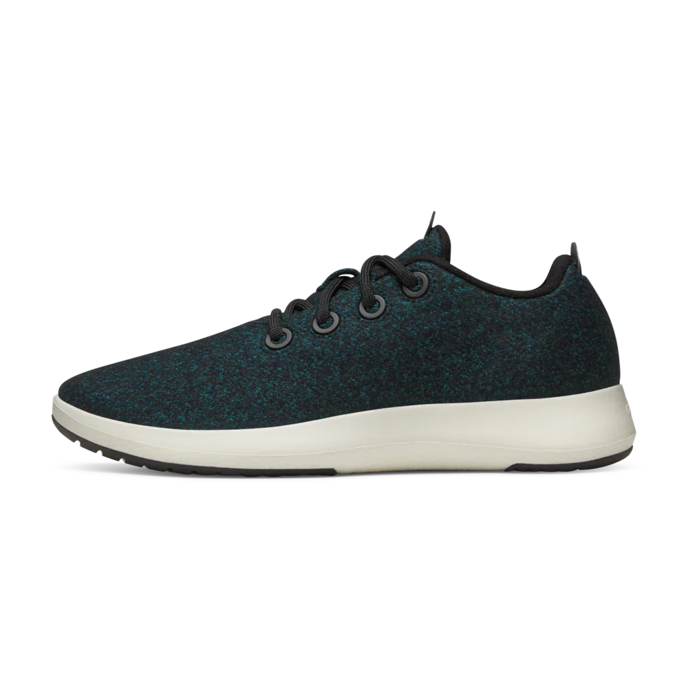 Women's Wool Runner Mizzle - Natural Black/Chasm Teal (Stony Cream Sole)