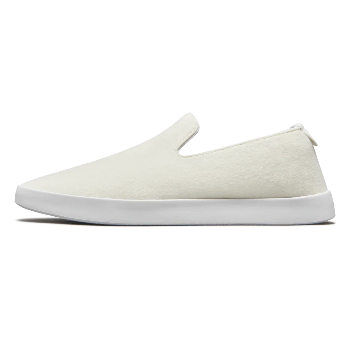 Men's Wool Lounger - Natural White (White Sole)