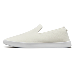 Men's Wool Lounger - Natural White (White Sole)