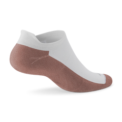Anytime Ankle Sock - Blizzard/Sienna Blush