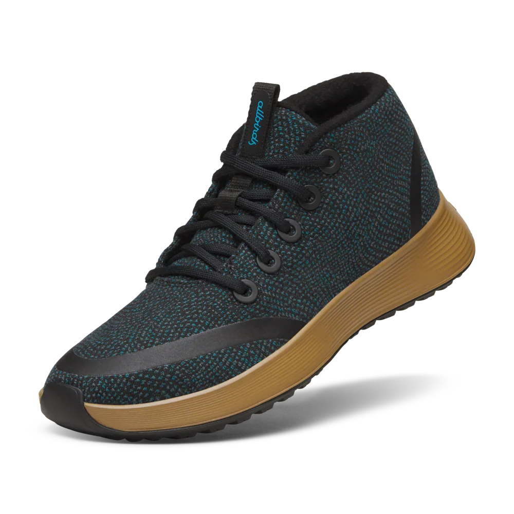 Men's Runner-Up Protect - Natural Black/Chasm Teal (Stony Beige Sole)