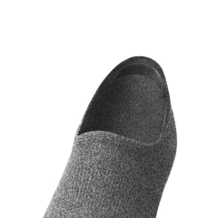 Anytime No Show Heel Grip Sock - Natural Grey Heather