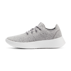 Men's Wool Runner Go - Medium Grey (Blizzard Sole)